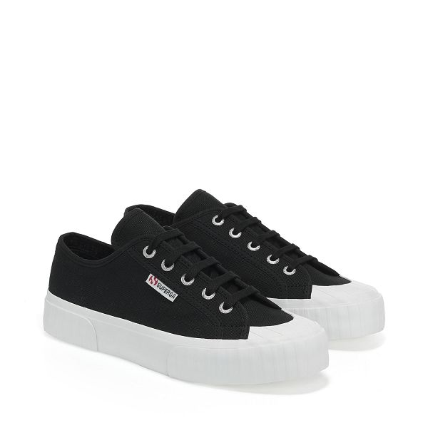 Superga 2630 Stripe Grey Low Top Sneakers - Men's Sneakers USA | US9809353